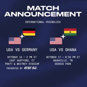 USMNT v Germany and Ghana Tickets