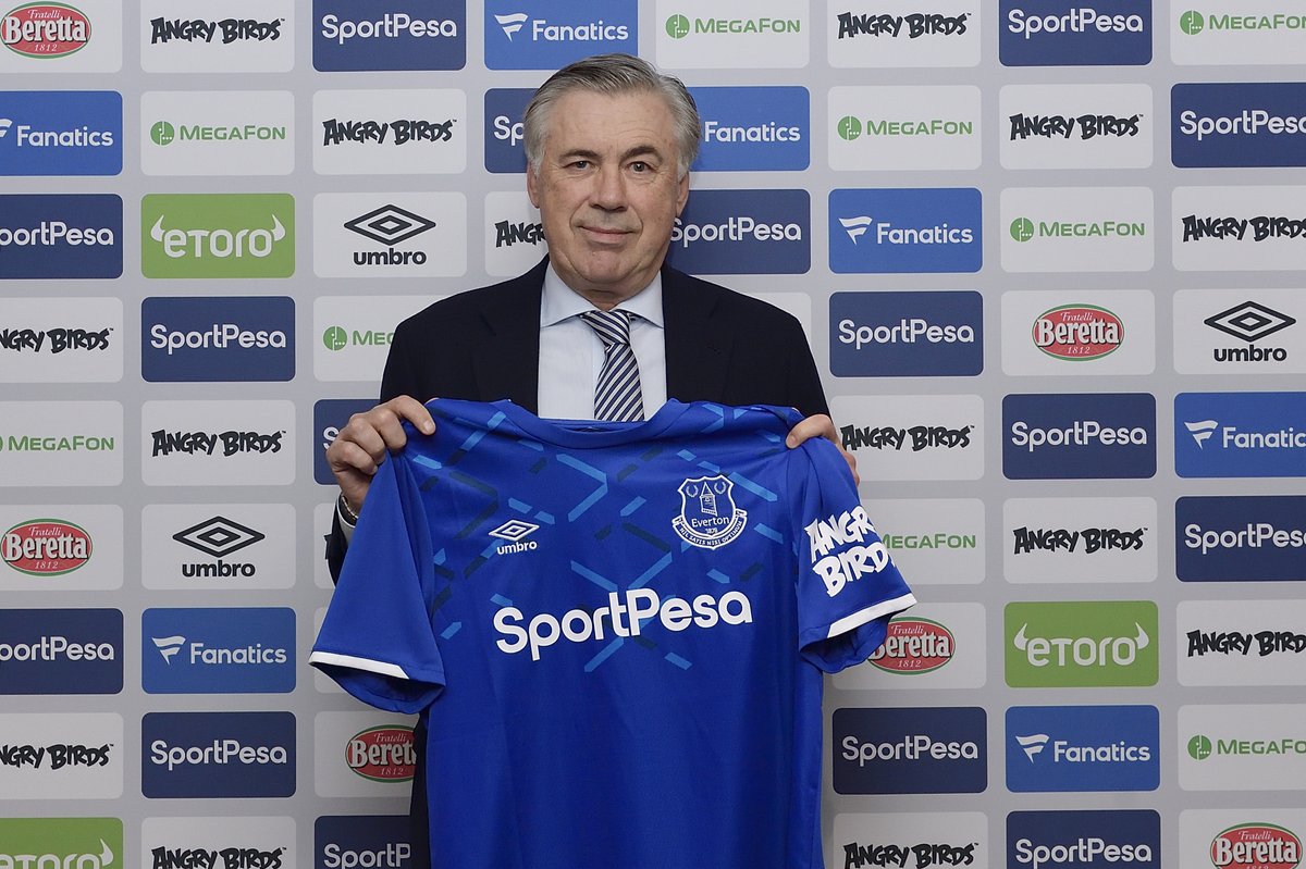 Carlo Ancelotti Everton
