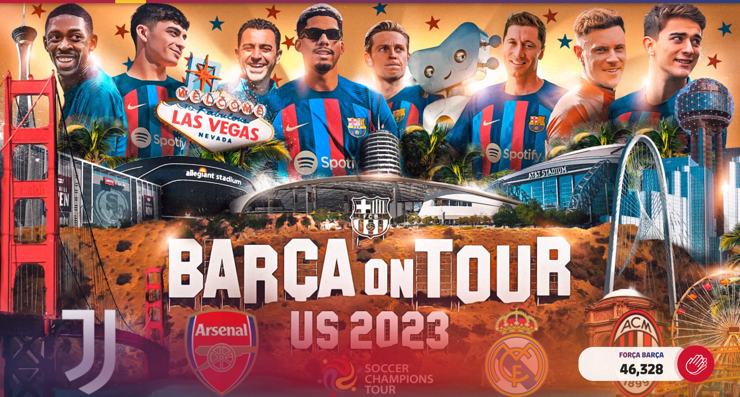 Barca USA Tour Tickets