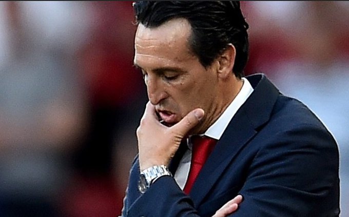 Arsenal manager Unai Emery