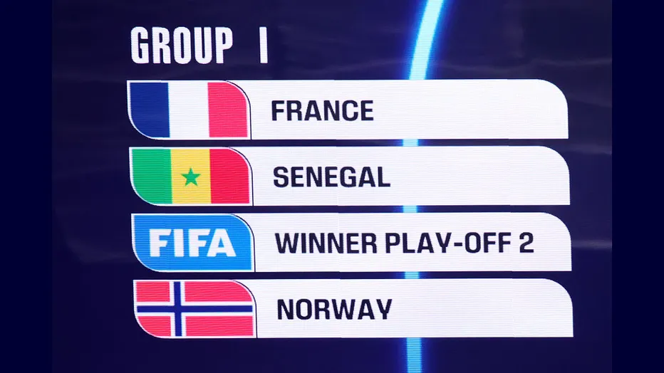 2026 World Cup Group I Schedule