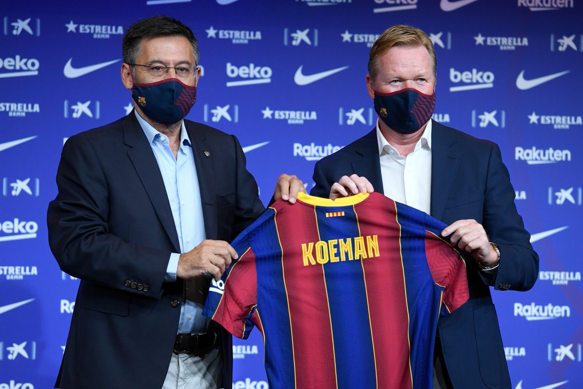Ronald Koeman is Barcelona's new coach