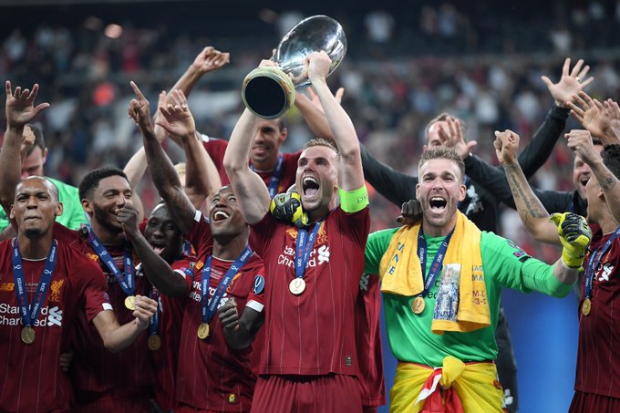 Liverpool Win UEFA SuperCup For Fourth TIme