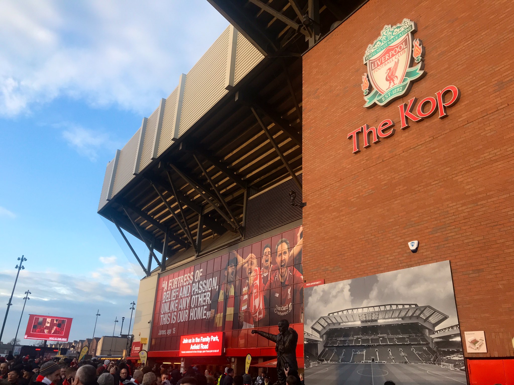 The Kop Anfield Stadium Liverpool FC